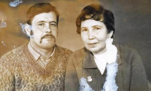 Санарова Любовь Андреевна с мужем Григорием Иосифовичем