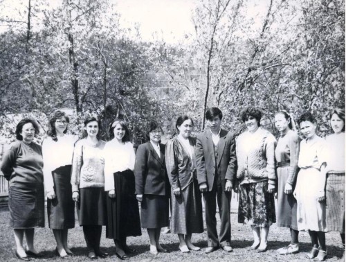 Коллектив Верх Сейской школы 1995 год